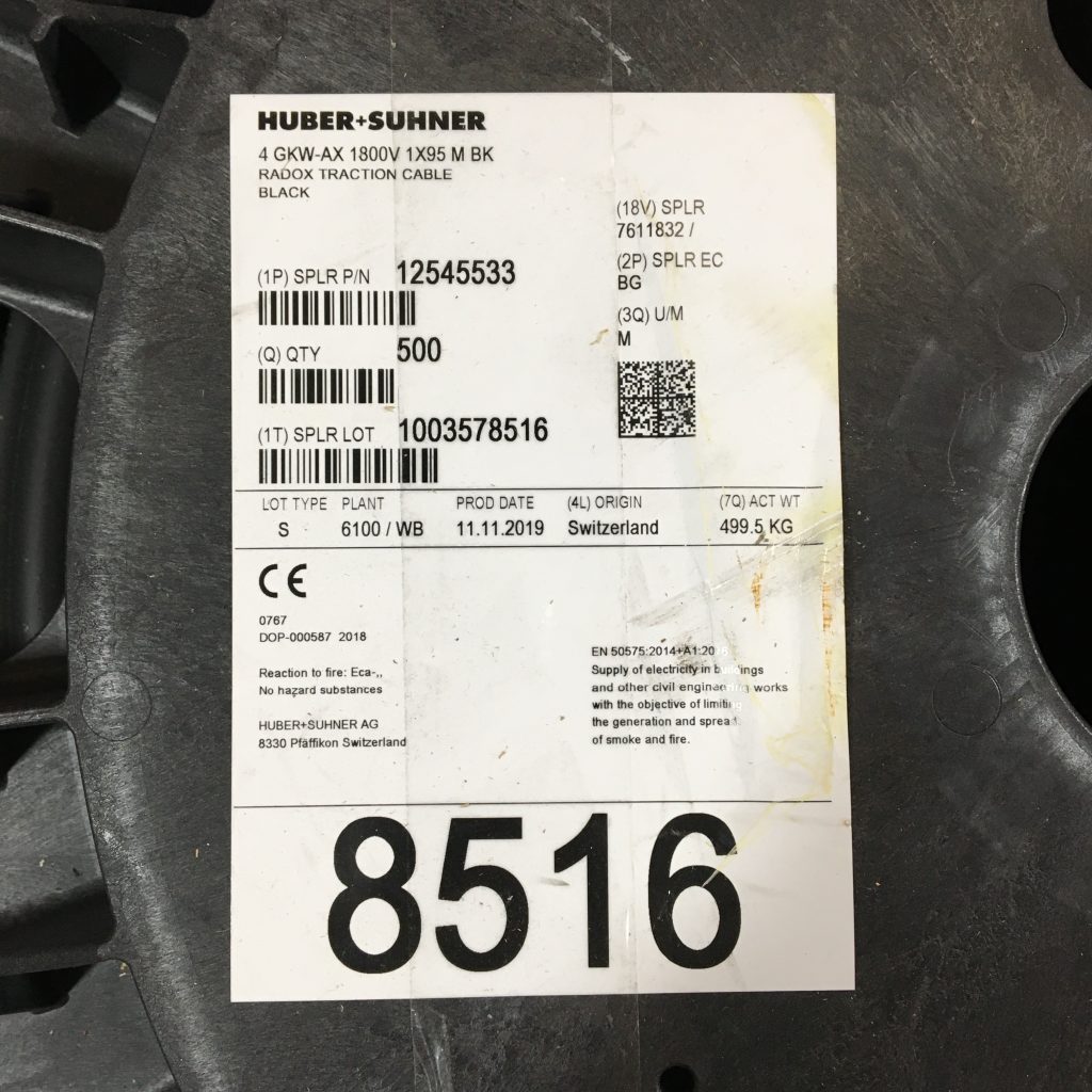 4GKW-AX 95 mm2 cable