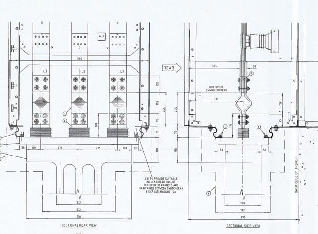 4000 amp 11 kV Transformer connections