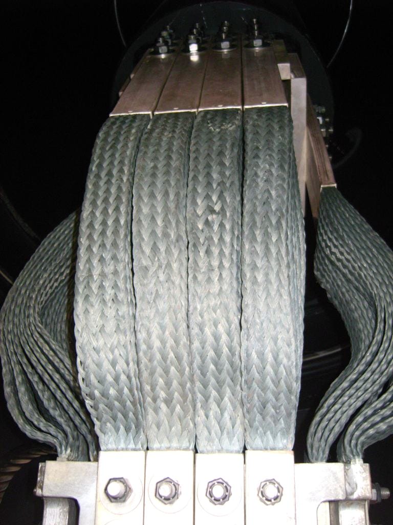 Enfield Power Station flexible busbars