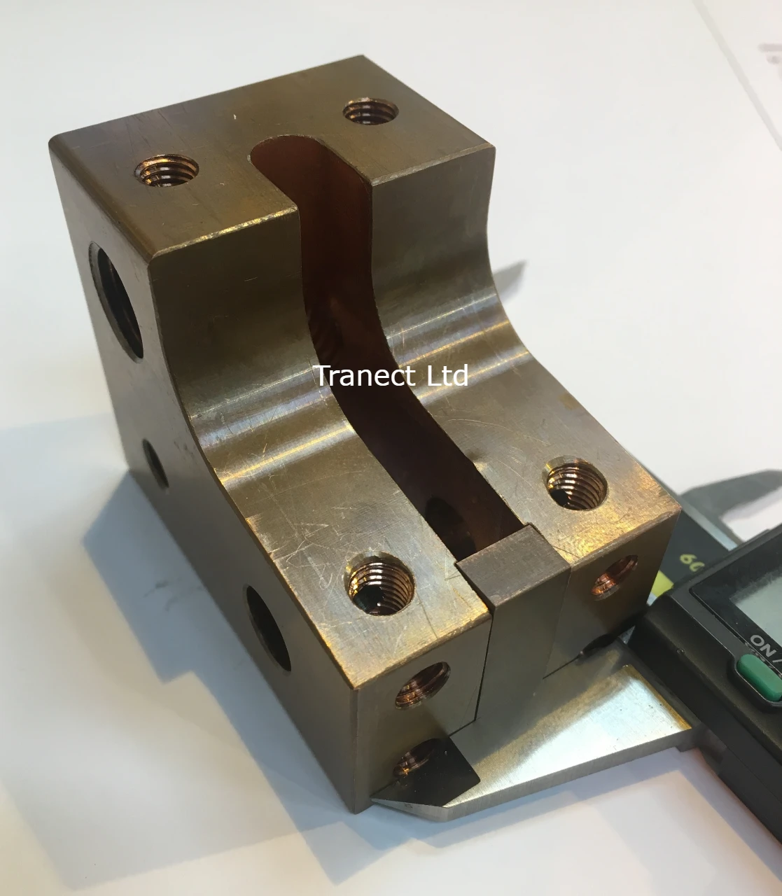 Water cooled copper busbar